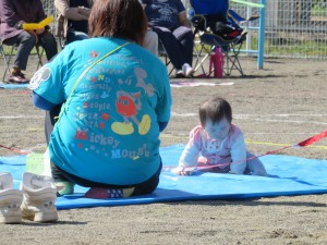 こんなに小さい子も頑張りました