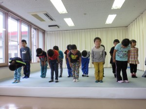 小学生お辞儀